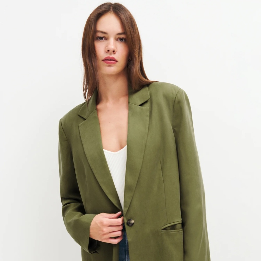 NWT Reformation The Classic Relaxed Blazer size S